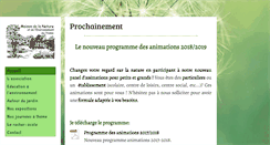 Desktop Screenshot of maison-nature-yonne.com