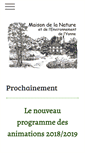 Mobile Screenshot of maison-nature-yonne.com