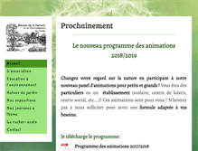 Tablet Screenshot of maison-nature-yonne.com